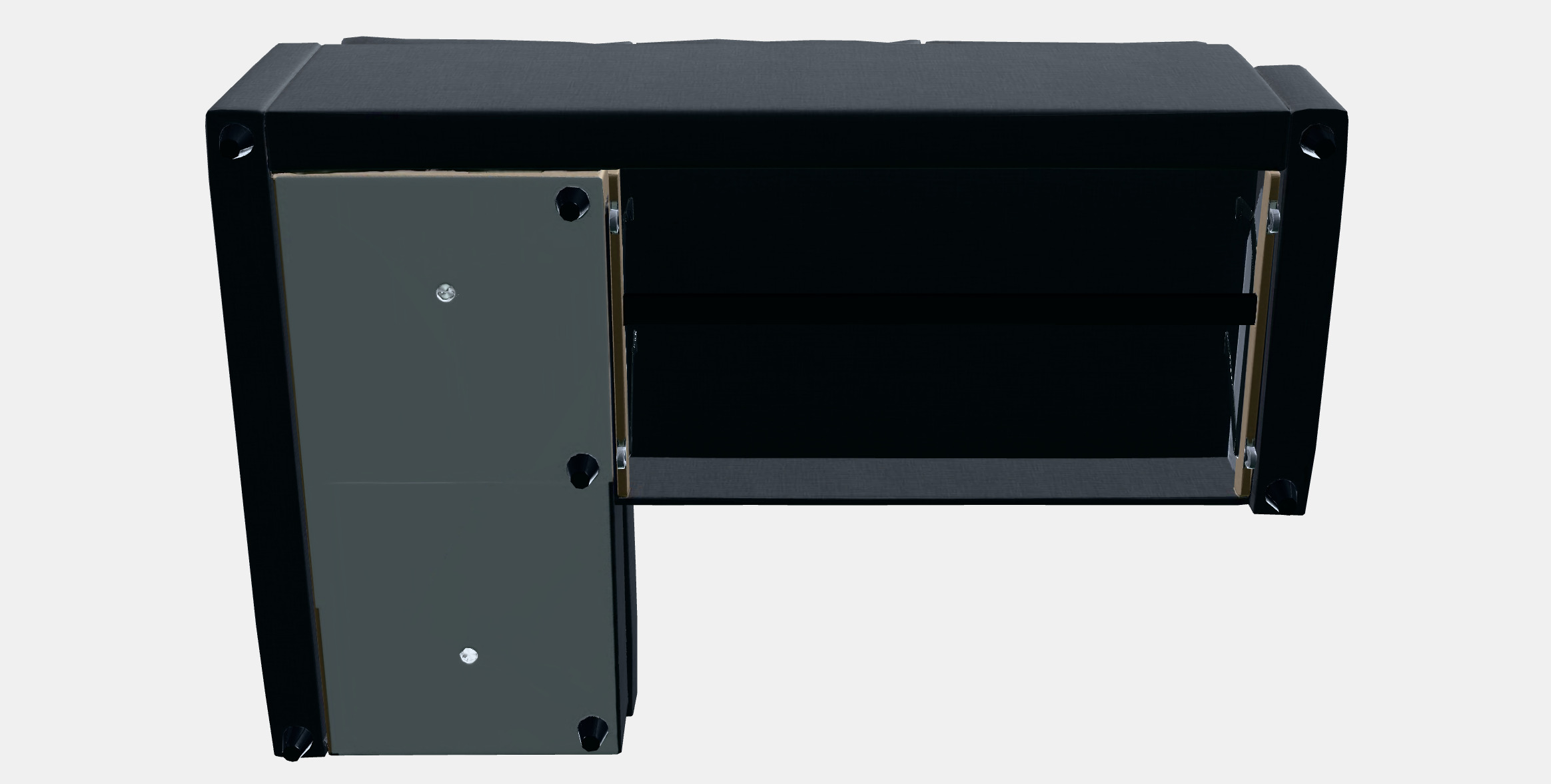 FRIHETEN Corner sofa-bed with storage 3 Low-poly 3D model_6