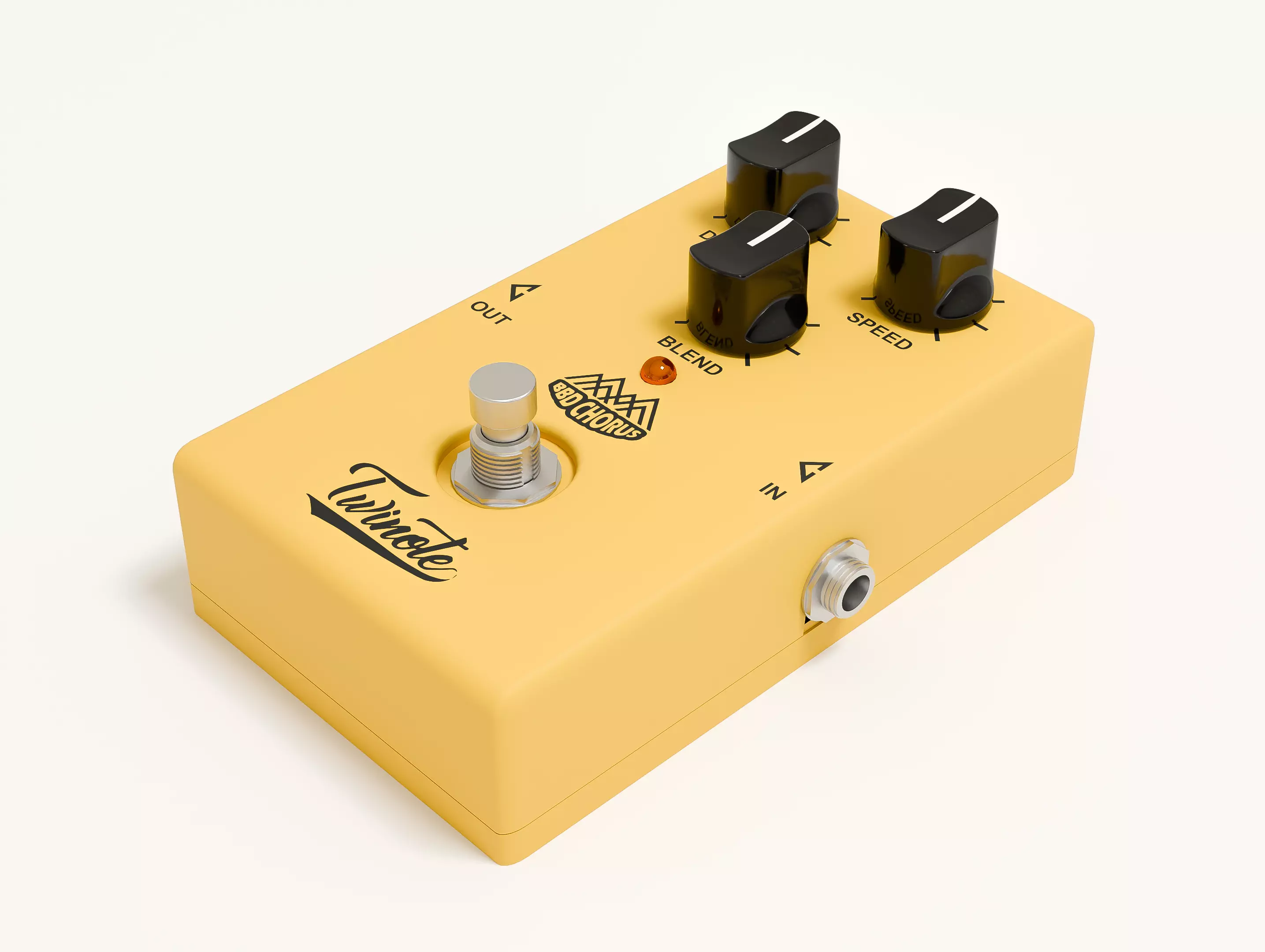Guitar Pedal Chorus 3D model_0
