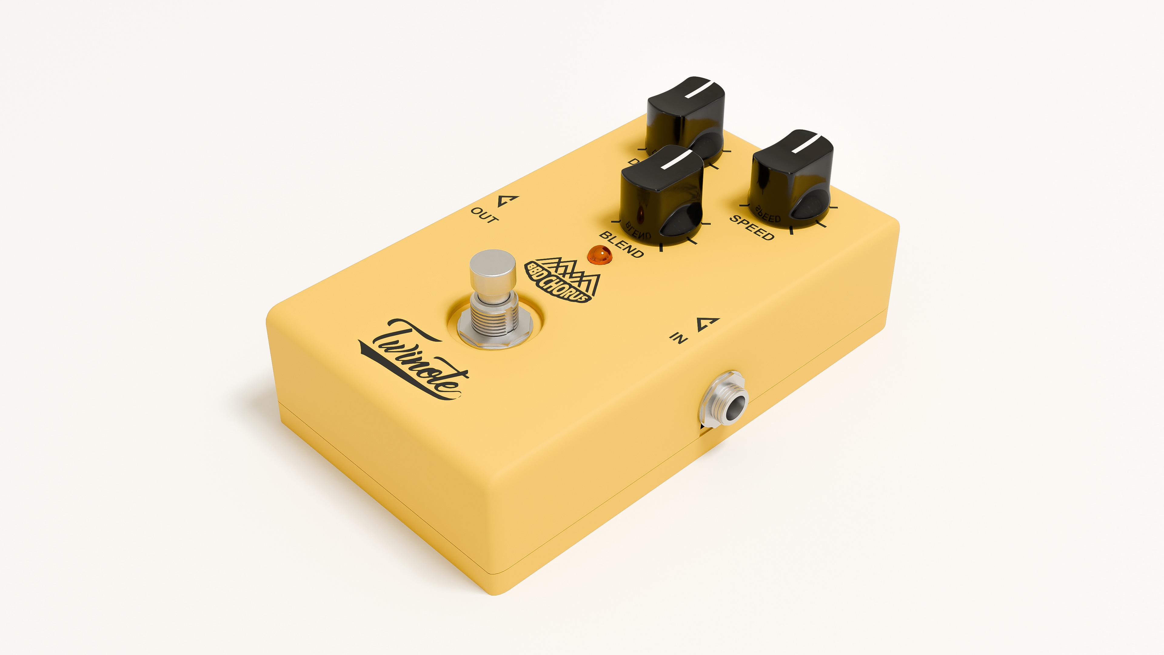 Guitar Pedal Chorus 3D model_1