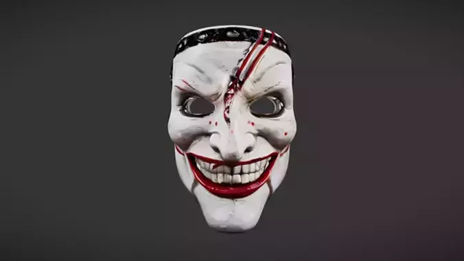 Creepy Grinning Mask