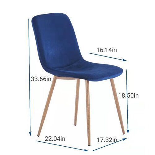 Baner Upholstered Side Dining Chair 3D model_1