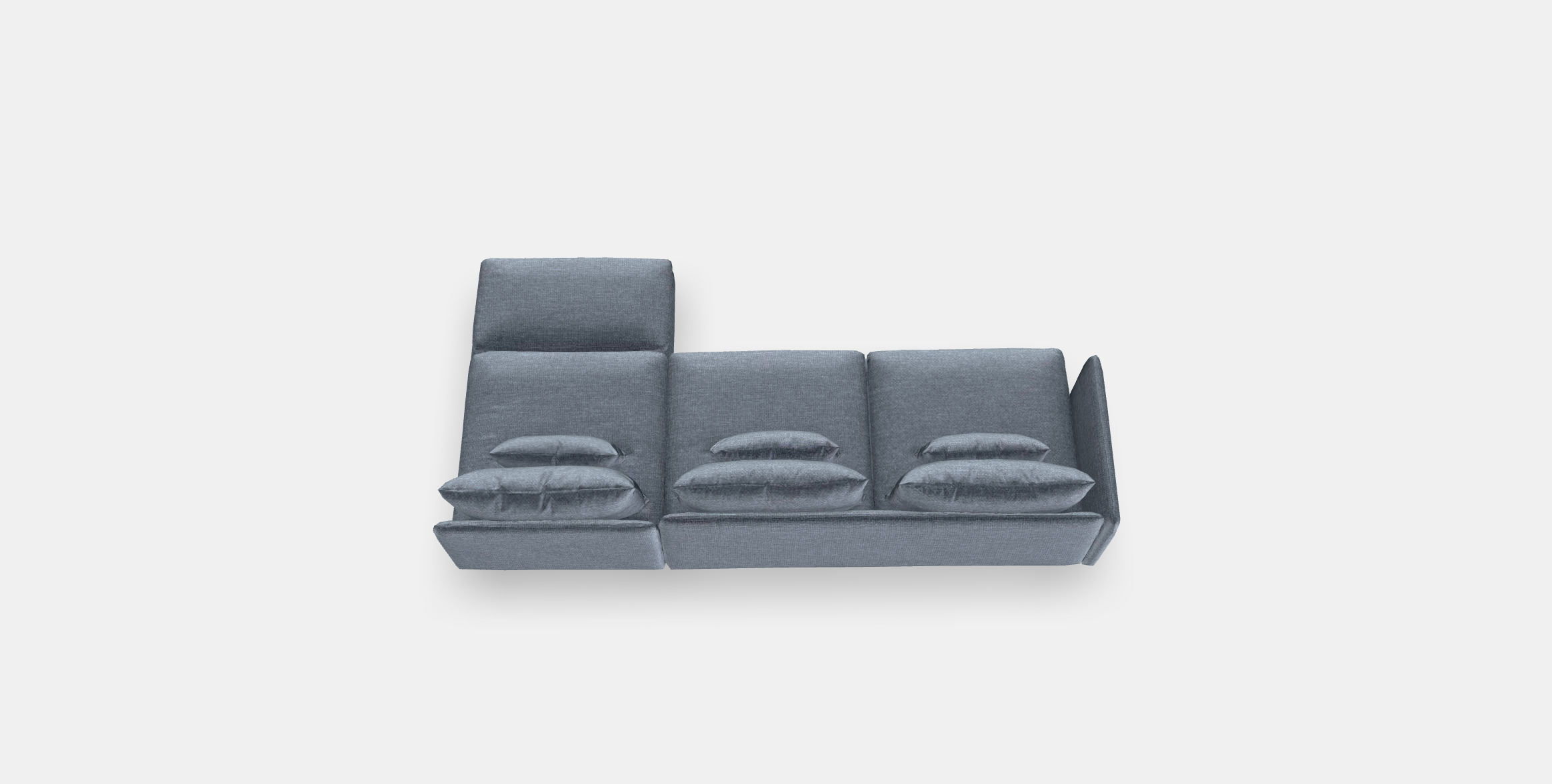 SODERHAMN 4-seat sofa 1 Low-poly 3D model_2