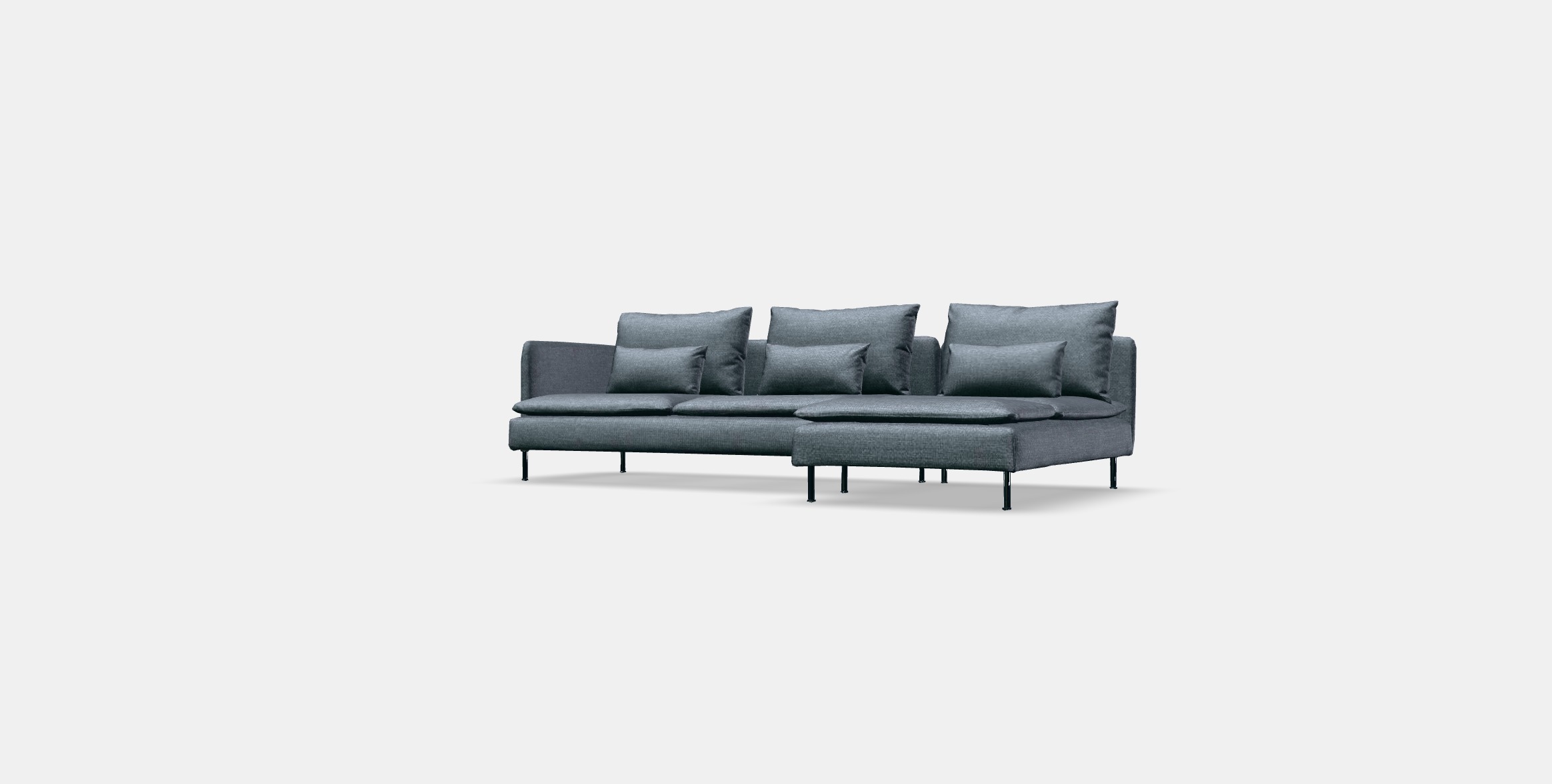 SODERHAMN 4-seat sofa 1 Low-poly 3D model_12