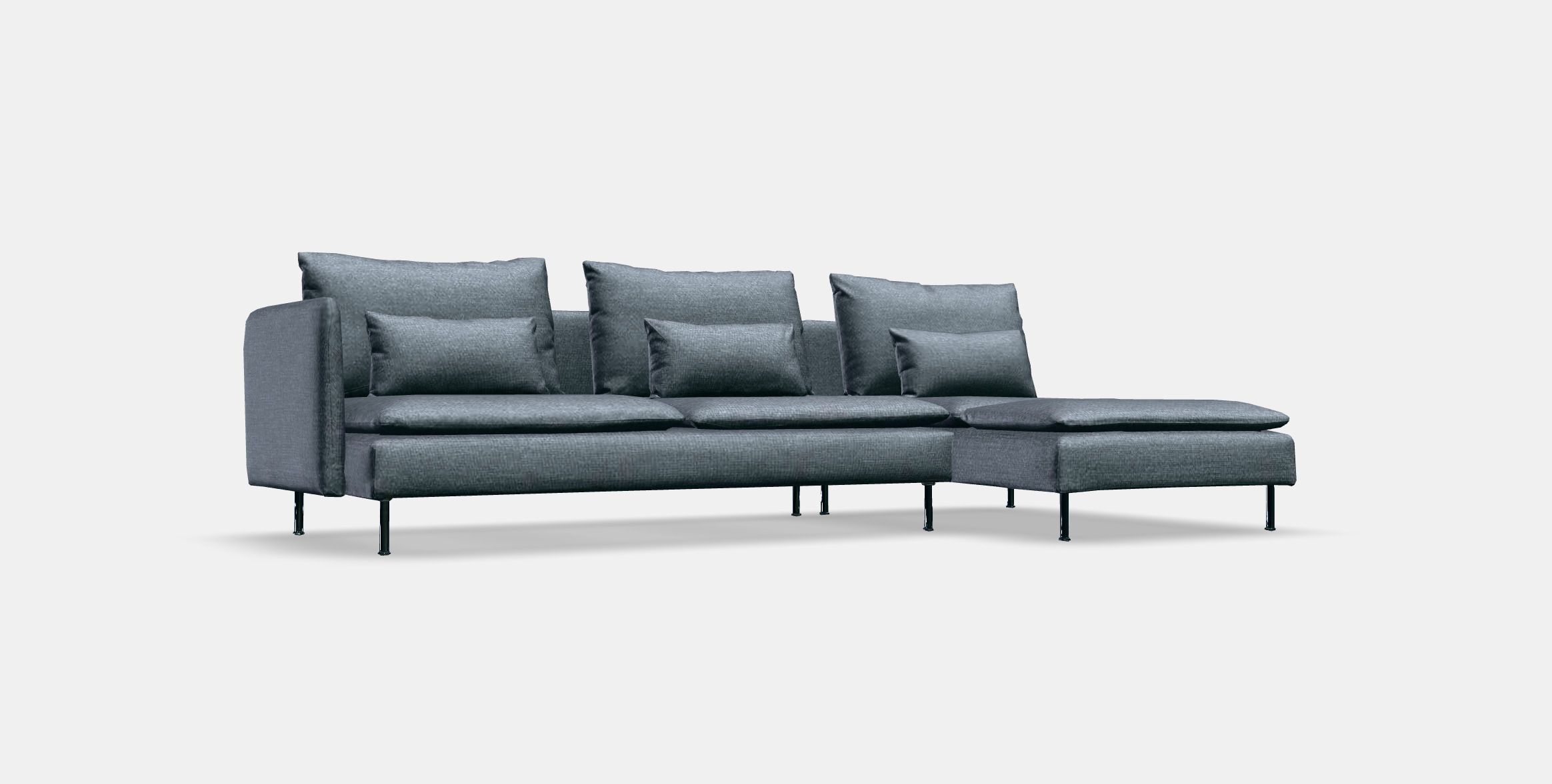 SODERHAMN 4-seat sofa 1 Low-poly 3D model_8