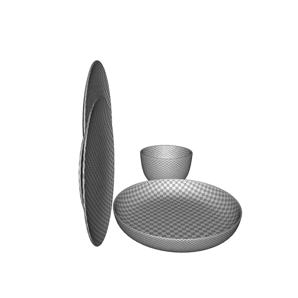 Gibson Elite Matisse Dinnerware Set 3D model_5