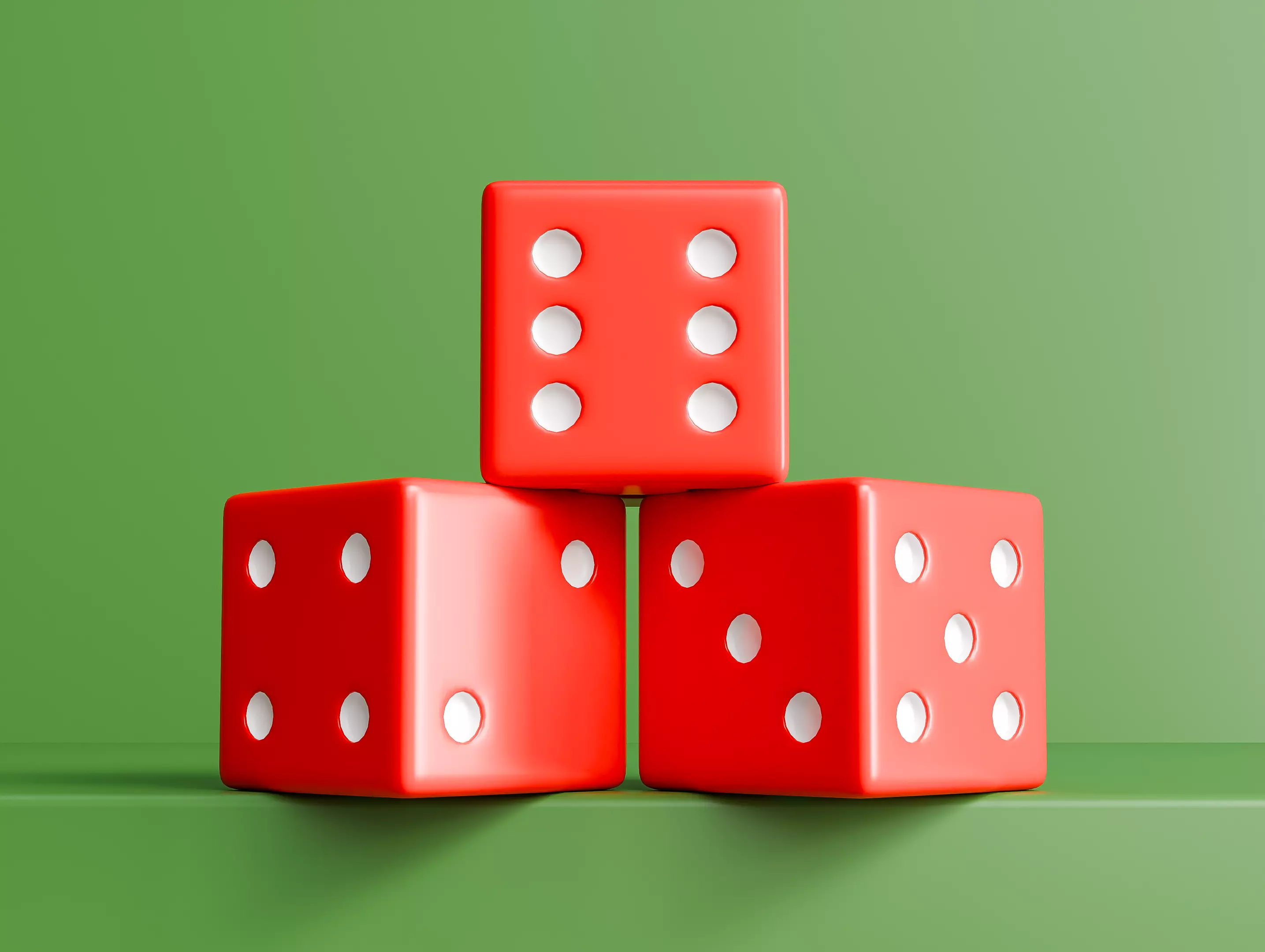 Red Dice 3D model