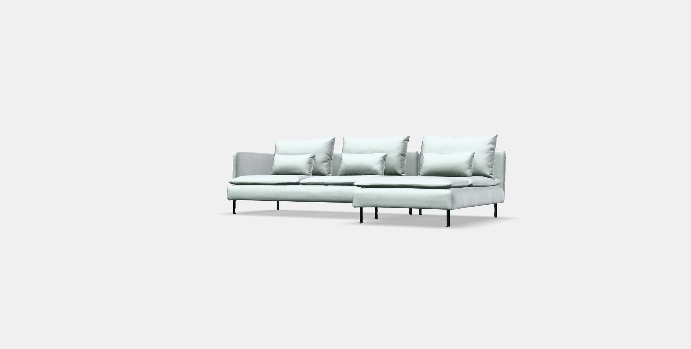SODERHAMN 4-seat sofa 2 Low-poly 3D model_12