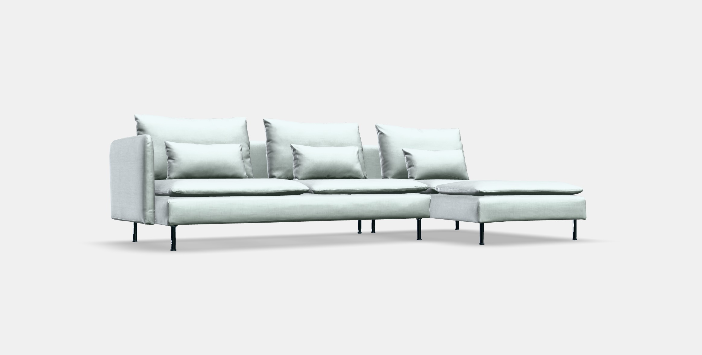 SODERHAMN 4-seat sofa 2 Low-poly 3D model_8