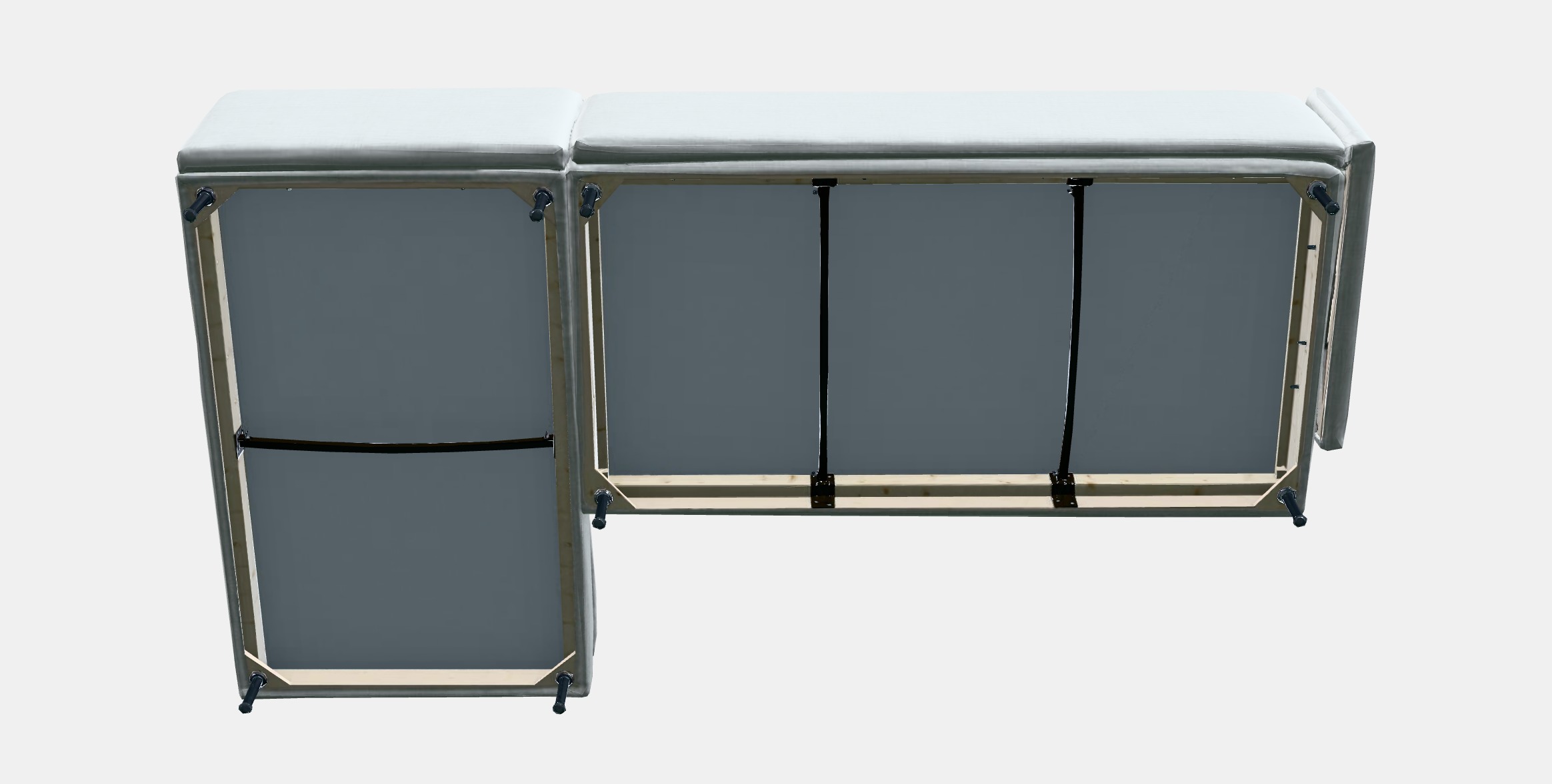 SODERHAMN 4-seat sofa 2 Low-poly 3D model_7