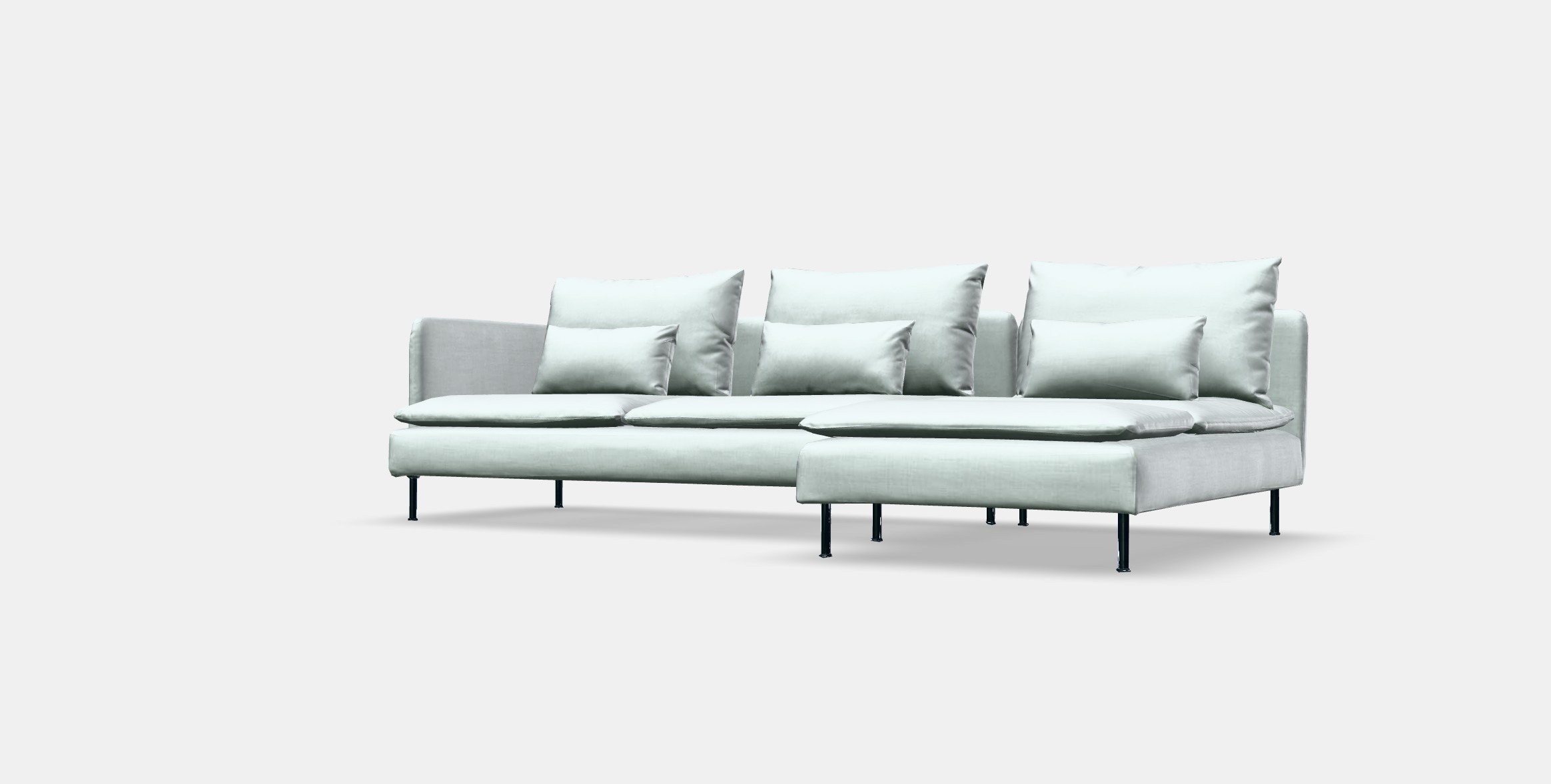 SODERHAMN 4-seat sofa 2 Low-poly 3D model_13