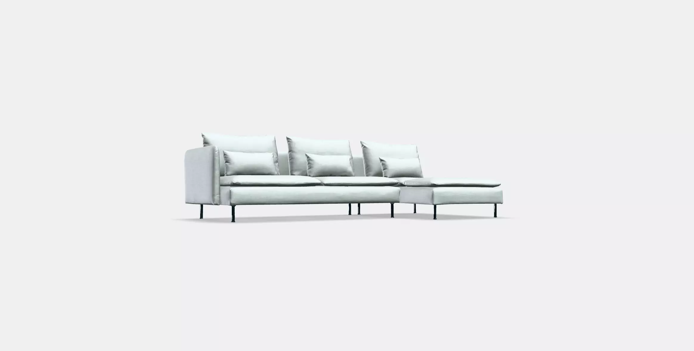 SODERHAMN 4-seat sofa 2 Low-poly 3D model_0