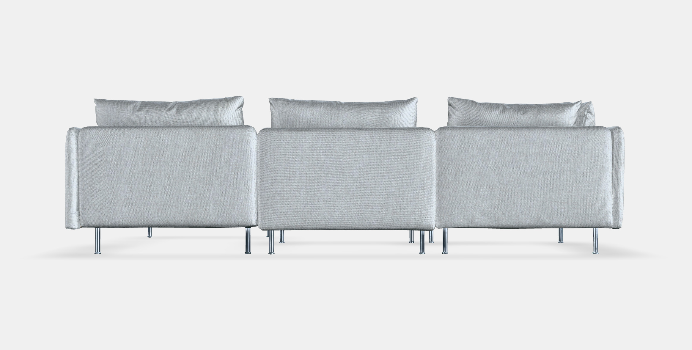 SODERHAMN 4-seater sofa Low-poly 3D model_15