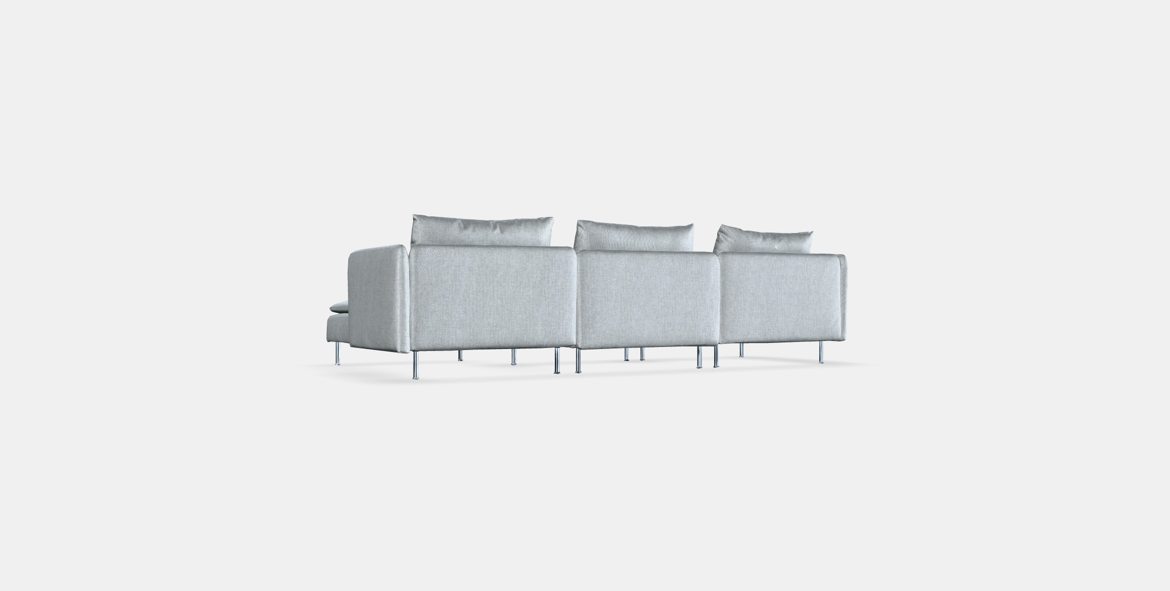 SODERHAMN 4-seater sofa Low-poly 3D model_16