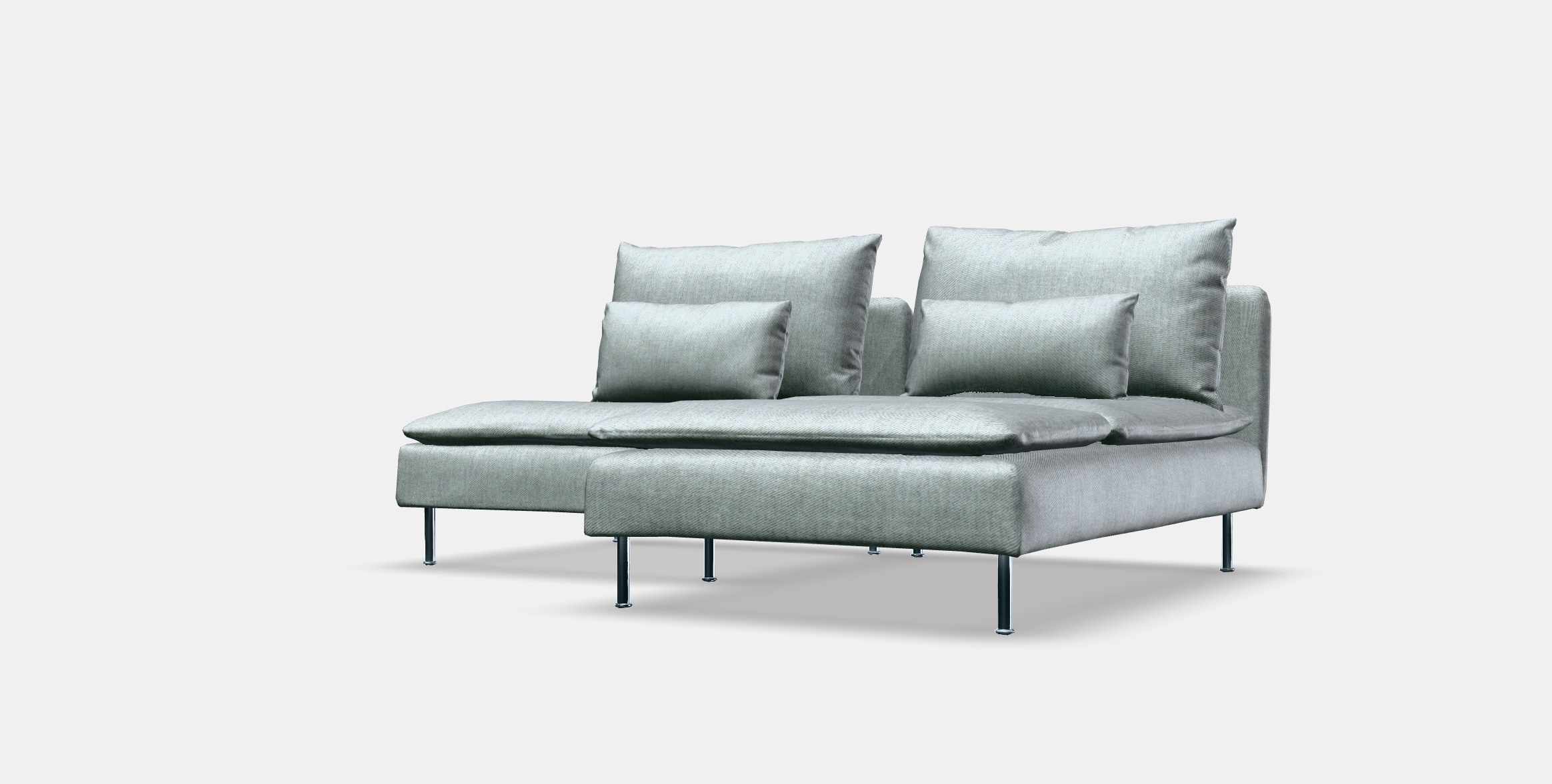 SODERHAMN 2-seat sofa Low-poly 3D model_16