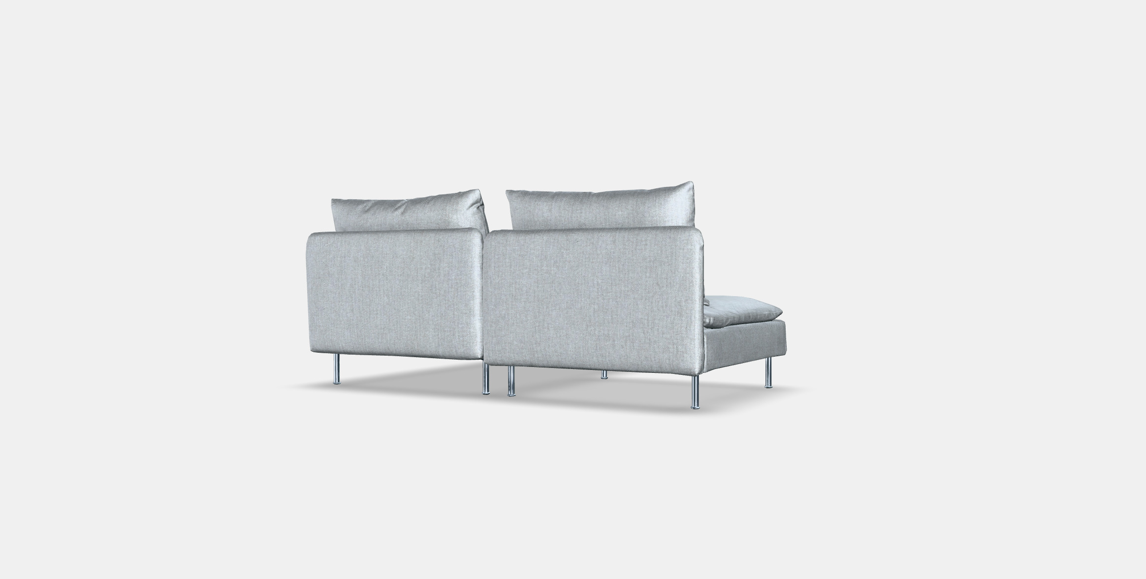 SODERHAMN 2-seat sofa Low-poly 3D model_3