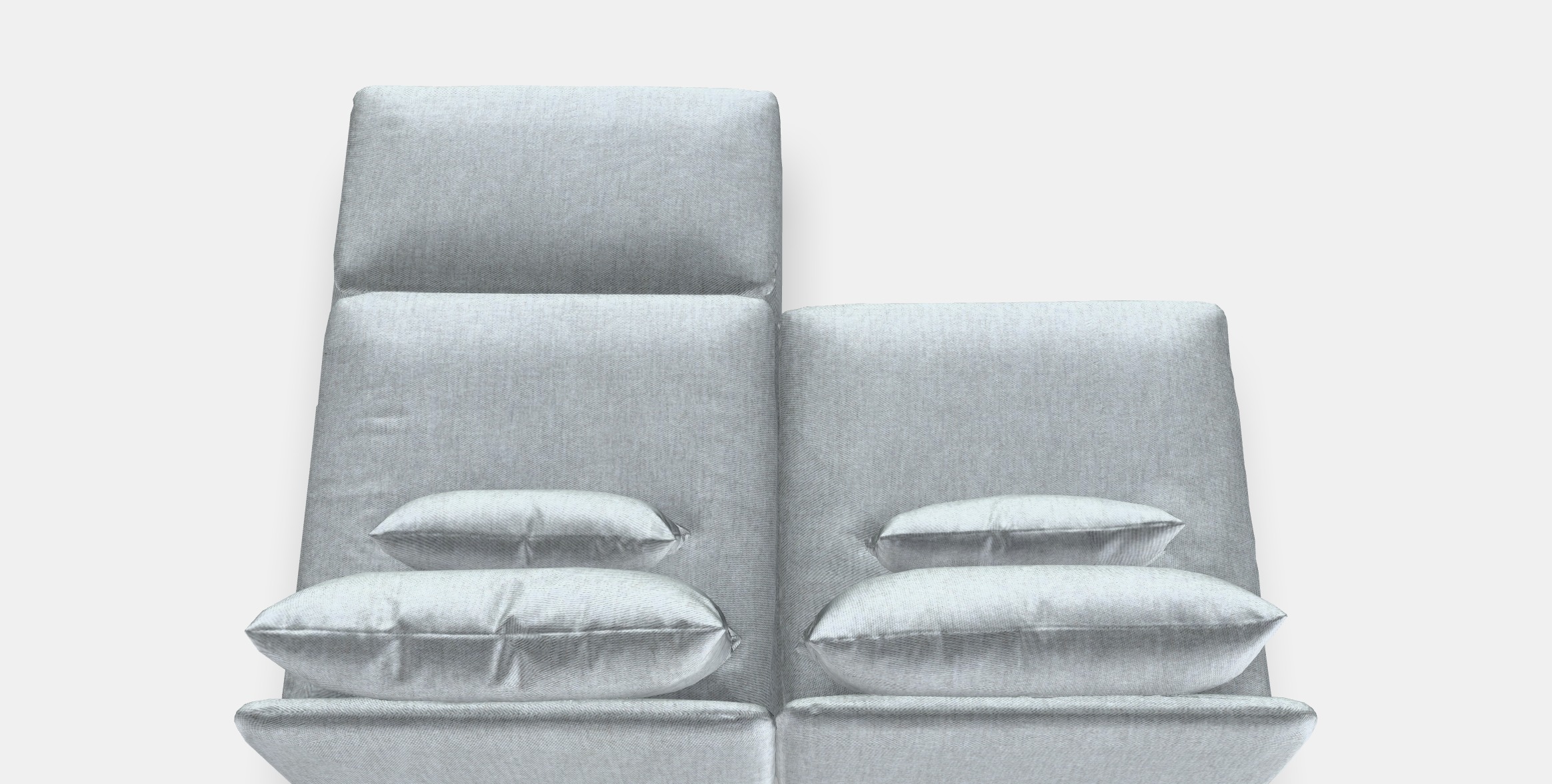 SODERHAMN 2-seat sofa Low-poly 3D model_10