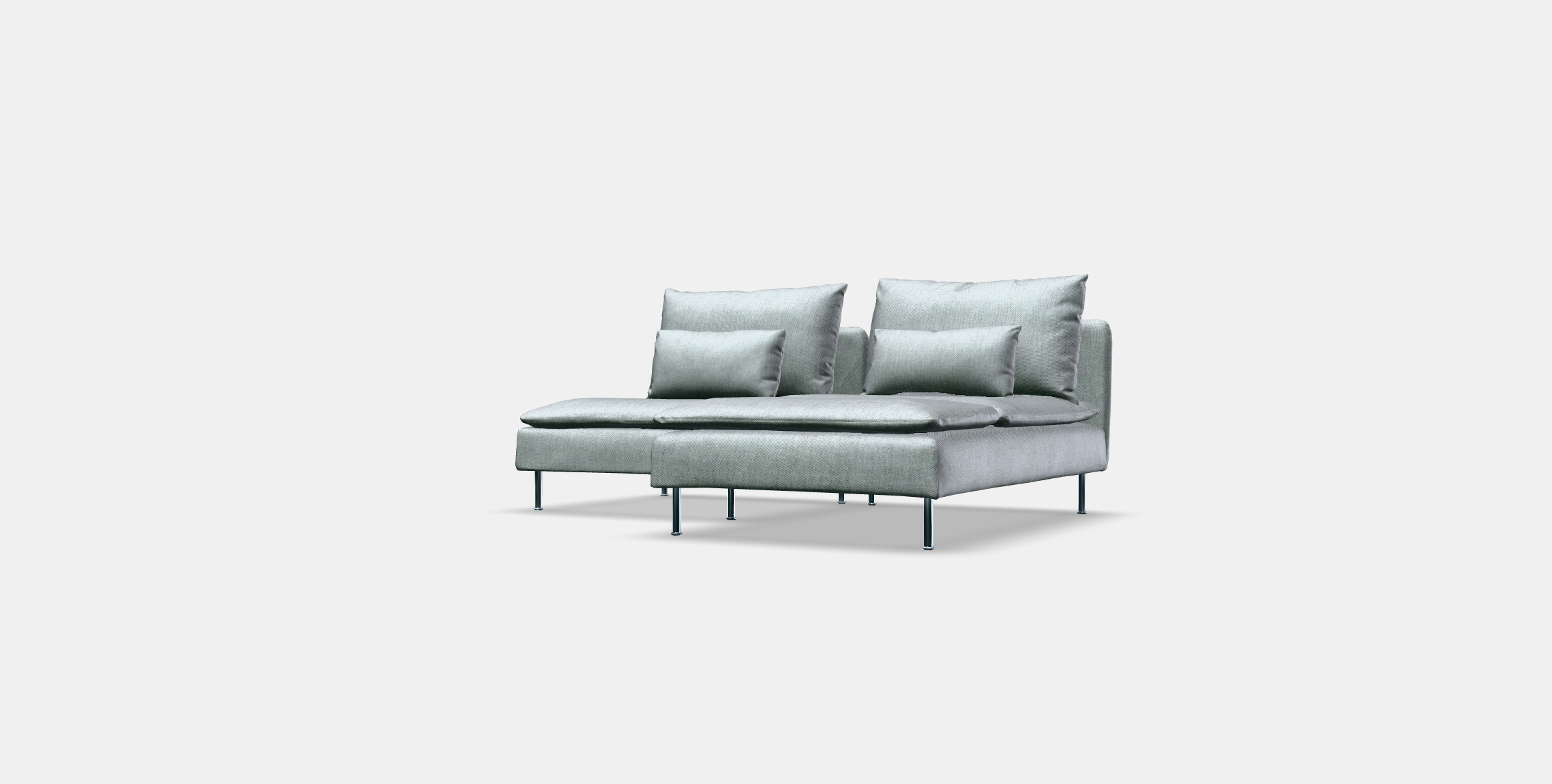 SODERHAMN 2-seat sofa Low-poly 3D model_11