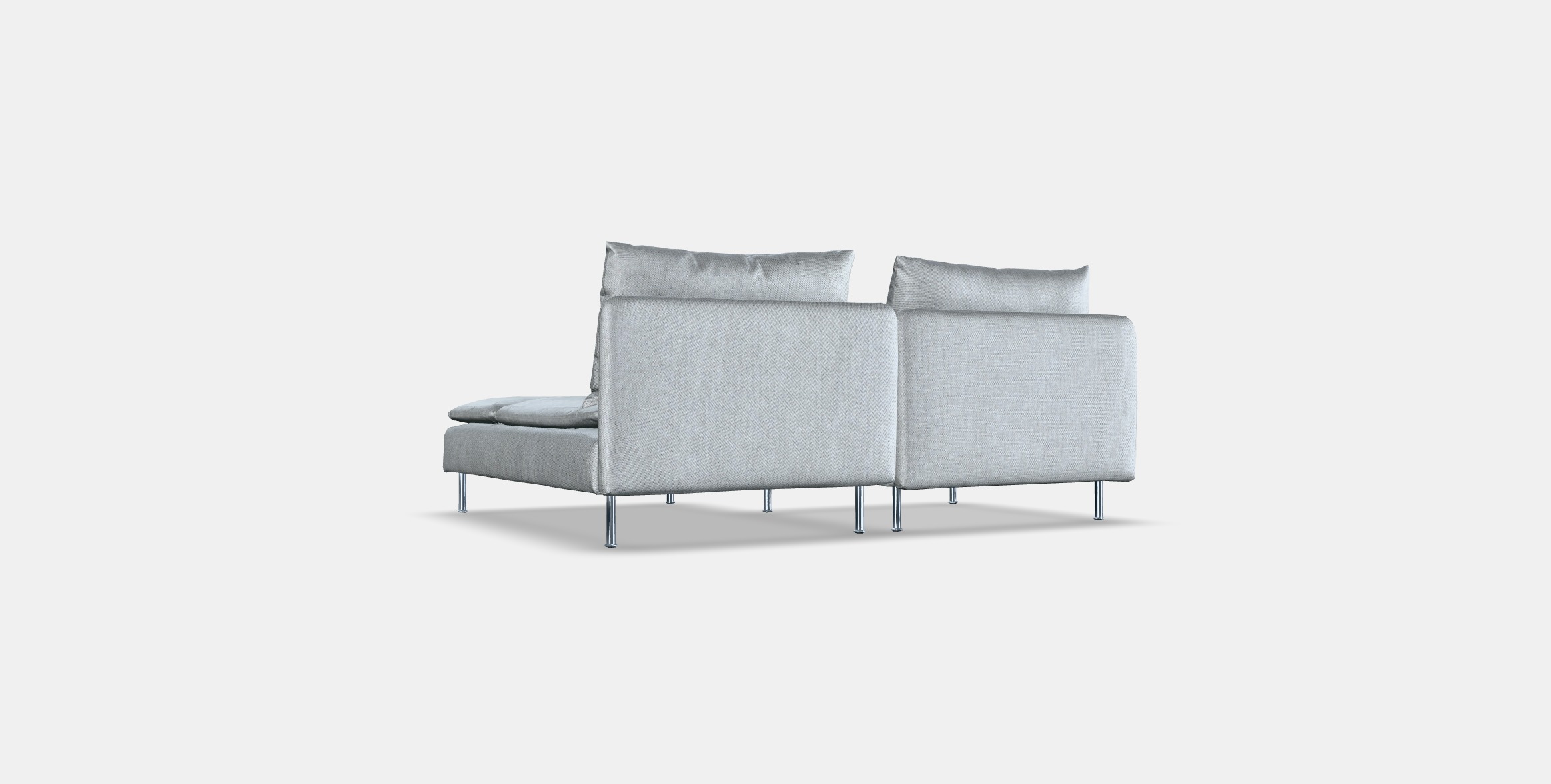 SODERHAMN 2-seat sofa Low-poly 3D model_14