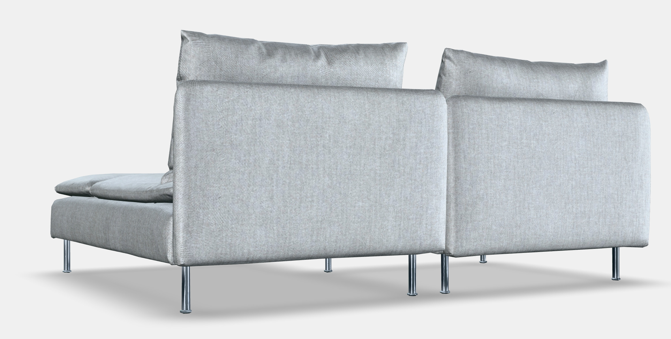 SODERHAMN 2-seat sofa Low-poly 3D model_2