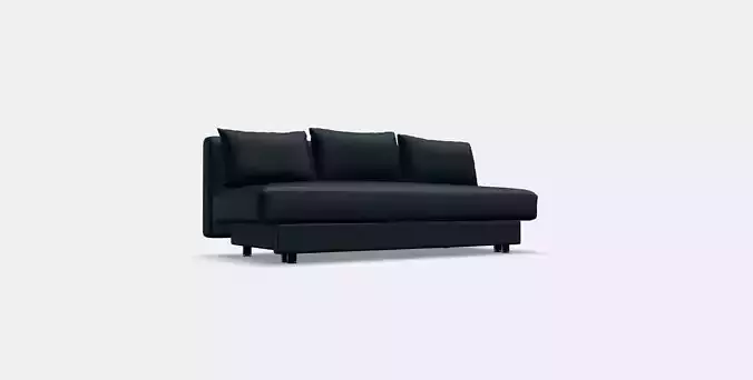 ALVDALEN 3-seat sofa-bed 3D model