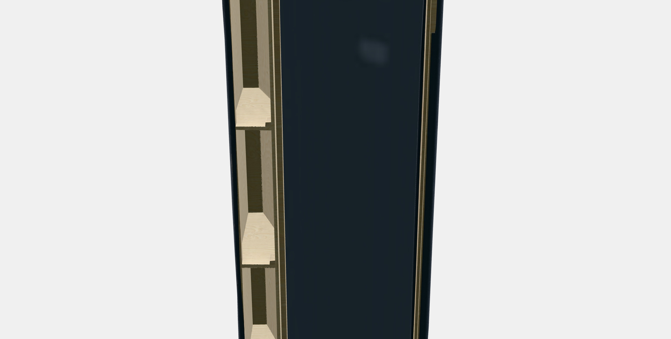 VIMLE 3-seat sofa 9 Low-poly 3D model_7