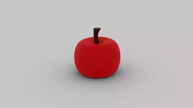 Apple 3D Model For Free