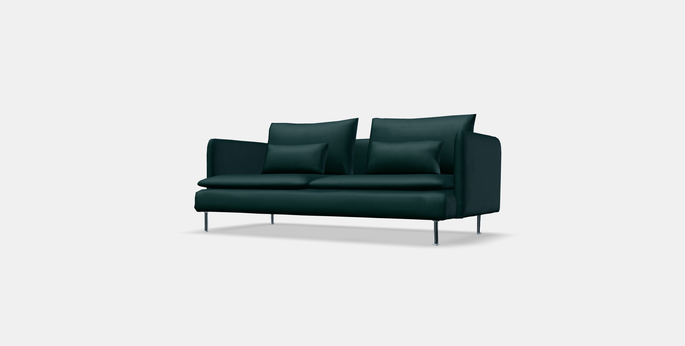 SODERHAMN 3-seat sofa 3 Low-poly 3D model_12