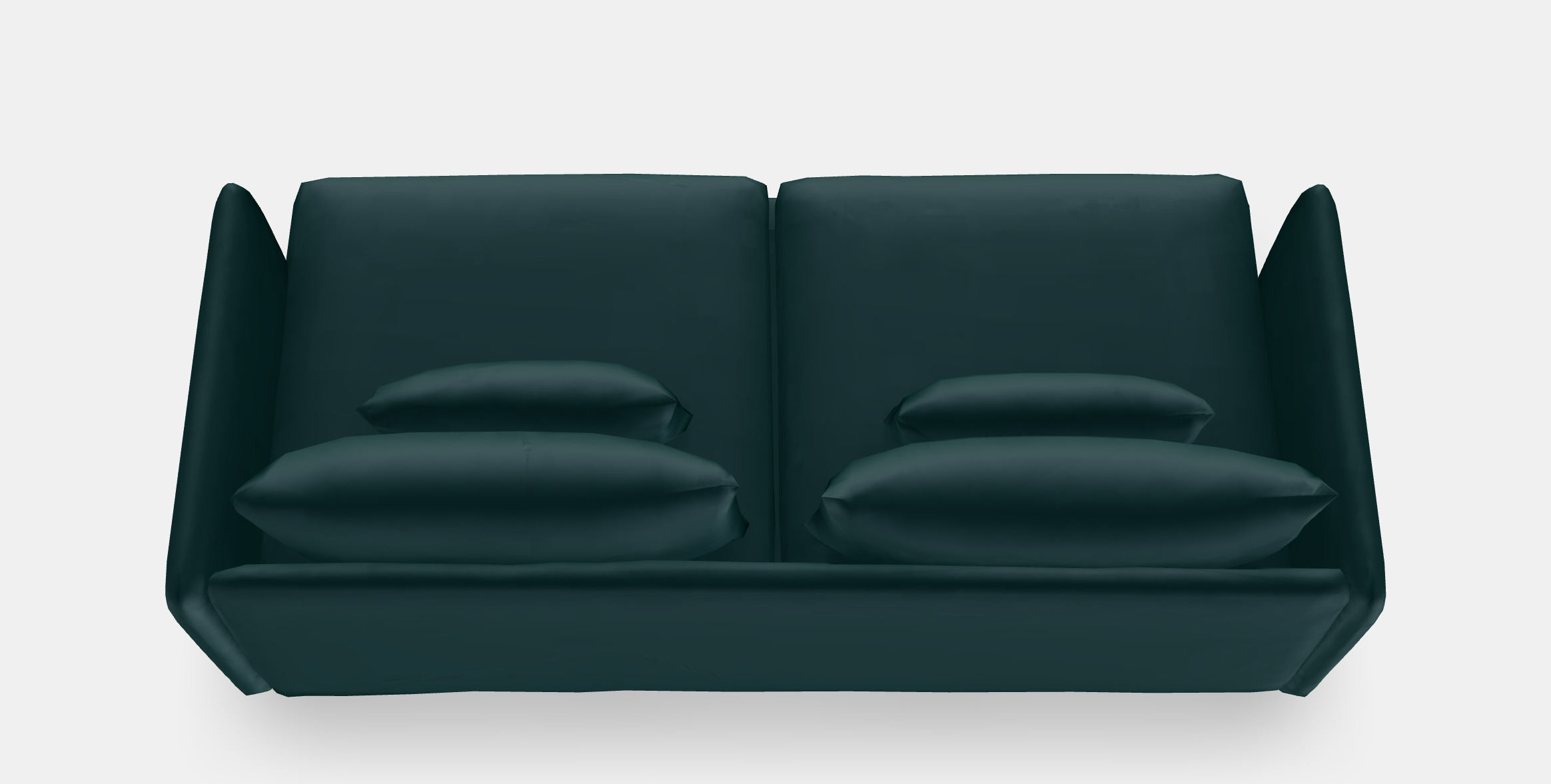 SODERHAMN 3-seat sofa 3 Low-poly 3D model_4