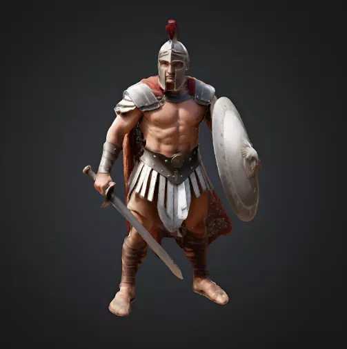 Gladiator 3D print model_0