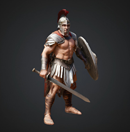 Gladiator 3D print model_1