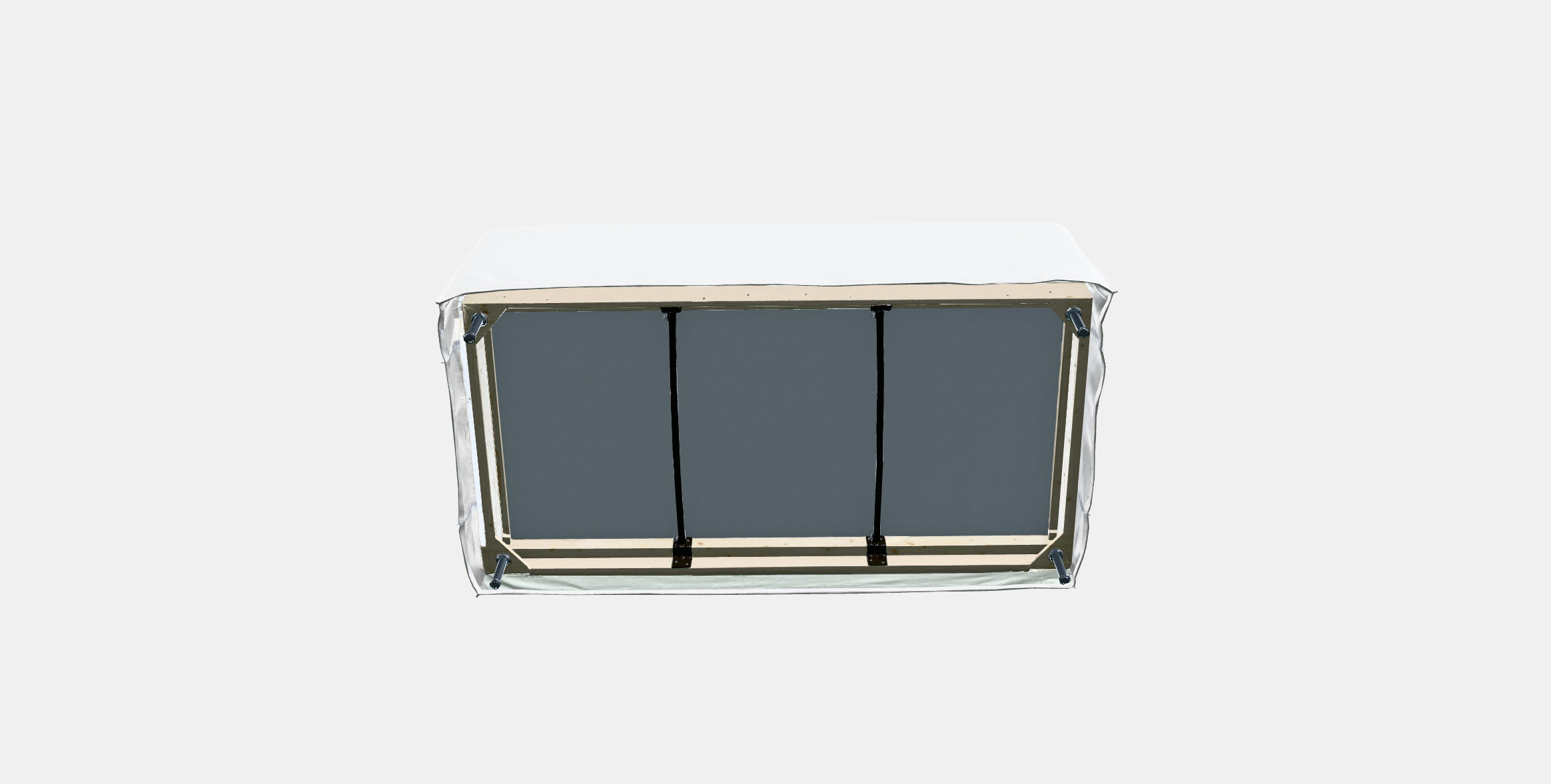 SODERHAMN Cover for 3-seat section Low-poly 3D model_5