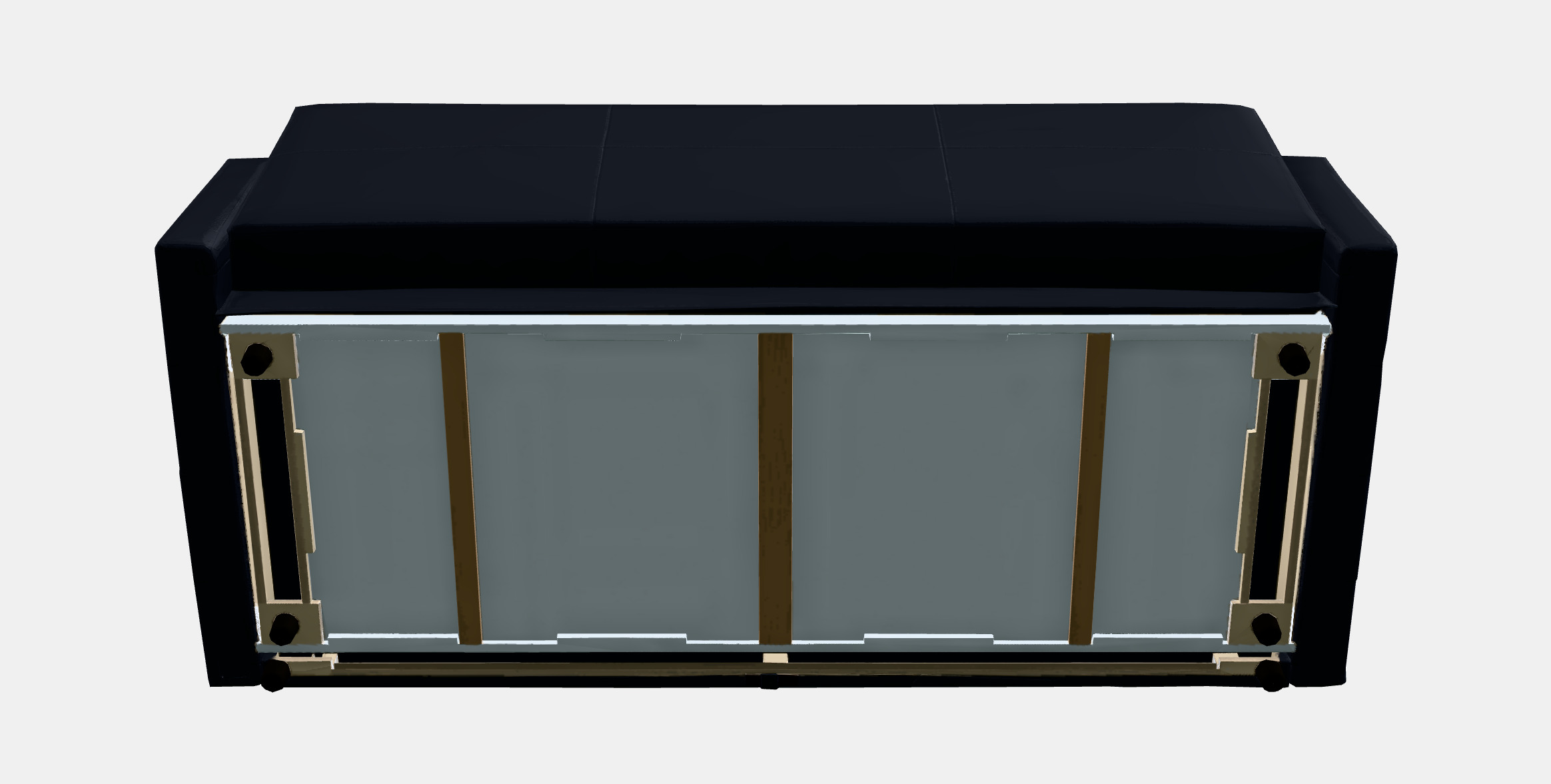 FRIHETEN Three-seat sofa-bed 1 Low-poly 3D model_9