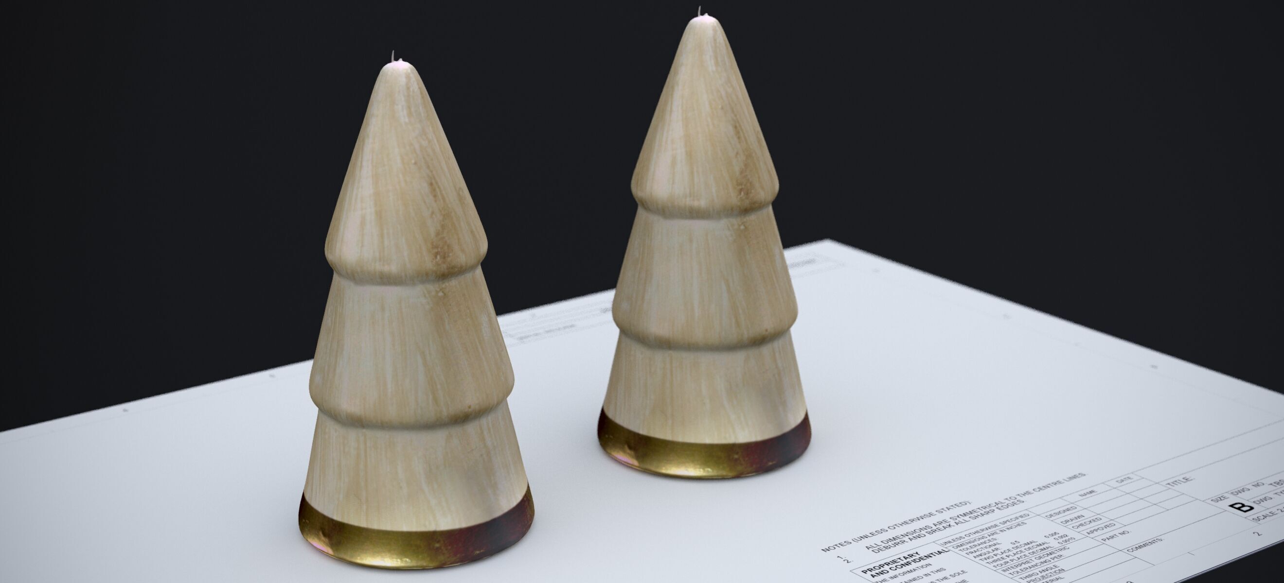 CHRISTMAS TREE FAUX DECOR 2024 3D model_2