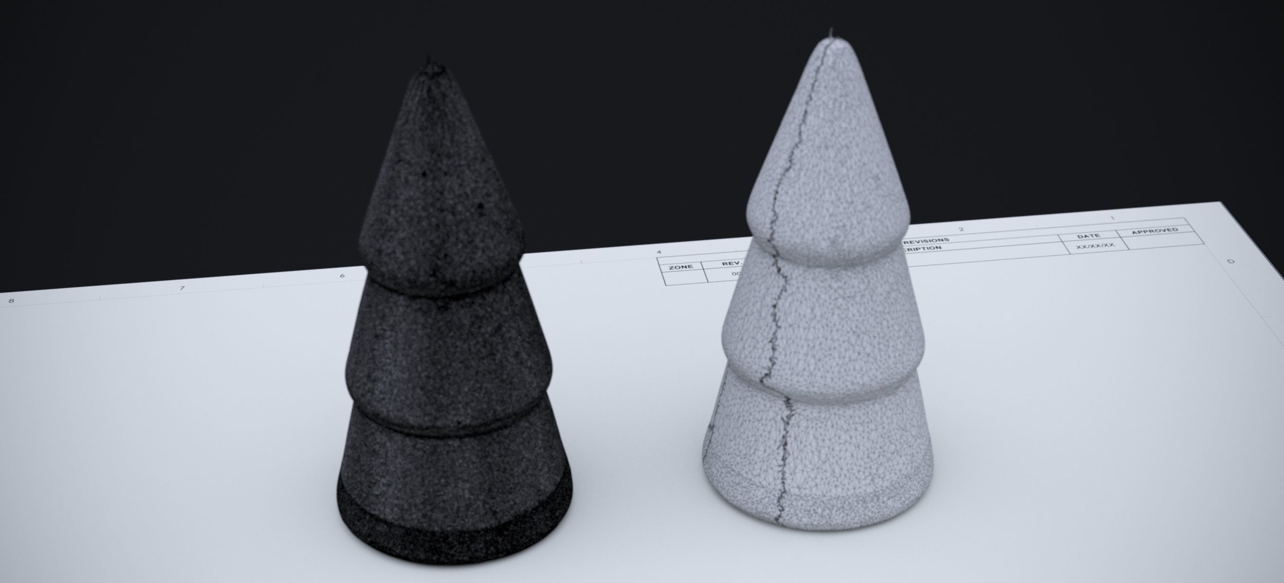 CHRISTMAS TREE FAUX DECOR 2024 3D model_12