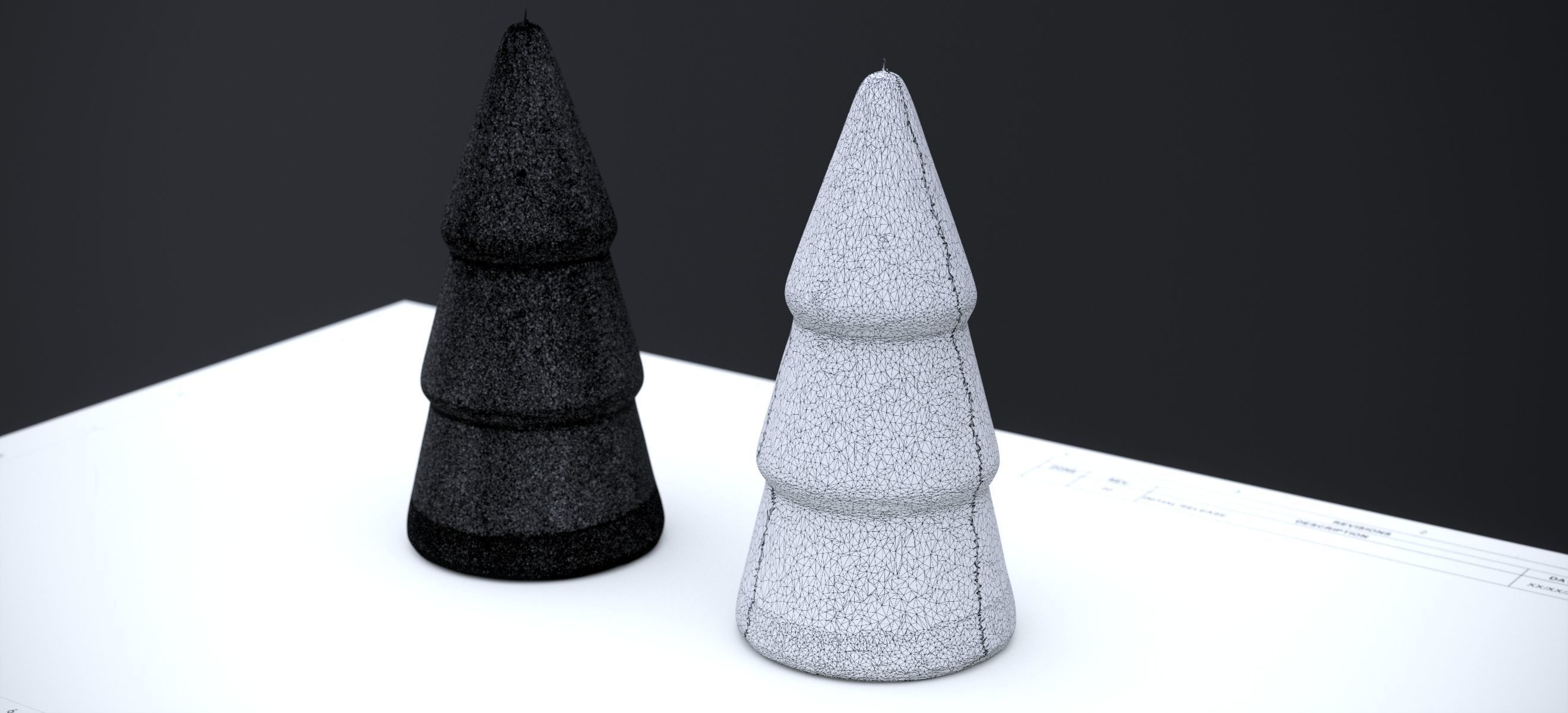 CHRISTMAS TREE FAUX DECOR 2024 3D model_13