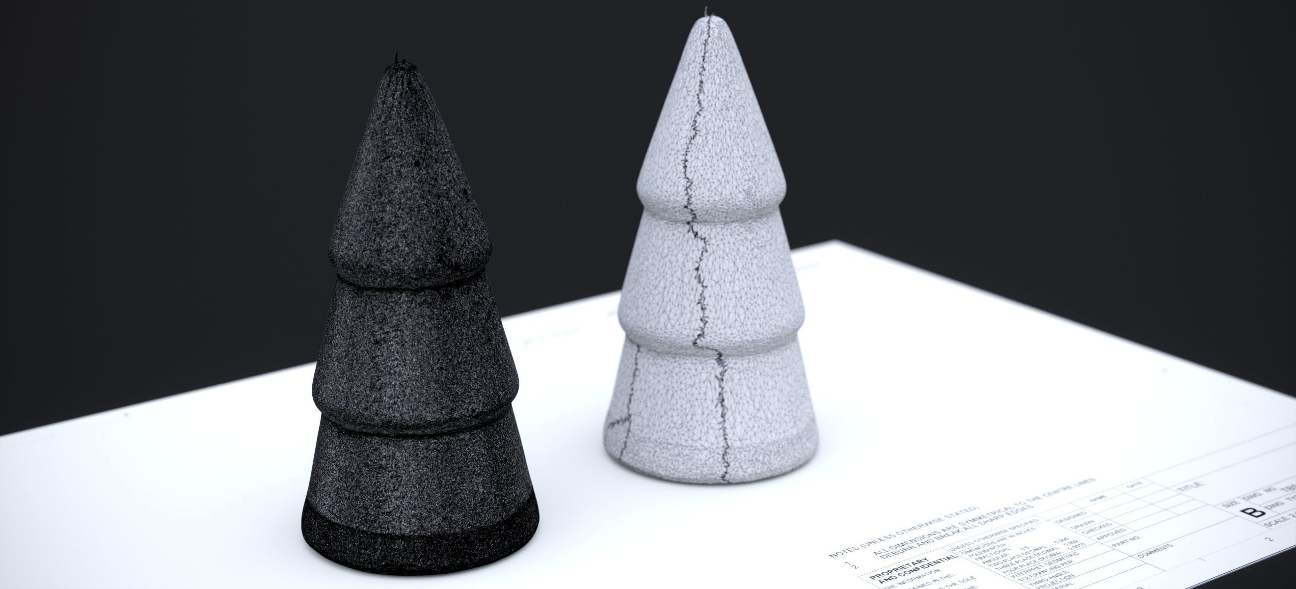 CHRISTMAS TREE FAUX DECOR 2024 3D model_14
