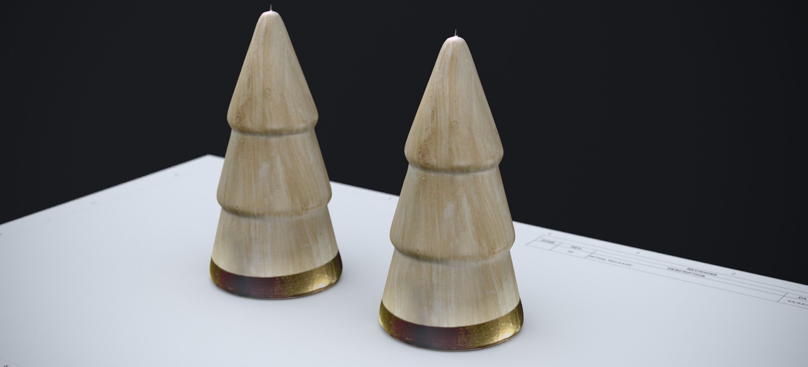 CHRISTMAS TREE FAUX DECOR 2024 3D model_1