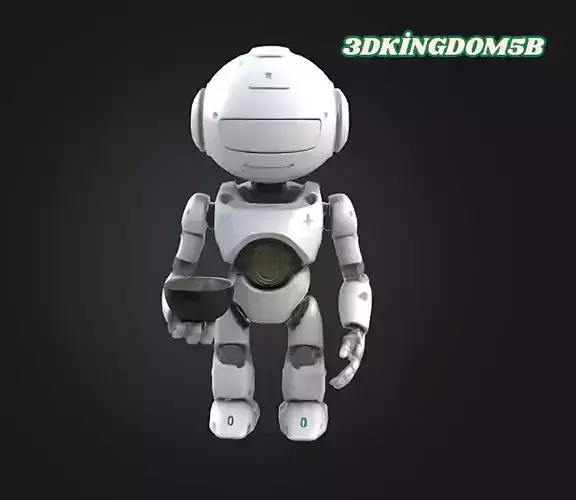 Cute Robot Figure 3D print model