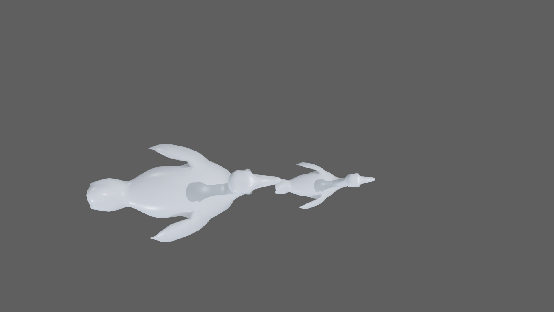 adult ostrich and ostrich chick  rig  high-poly  textured  3D model_13