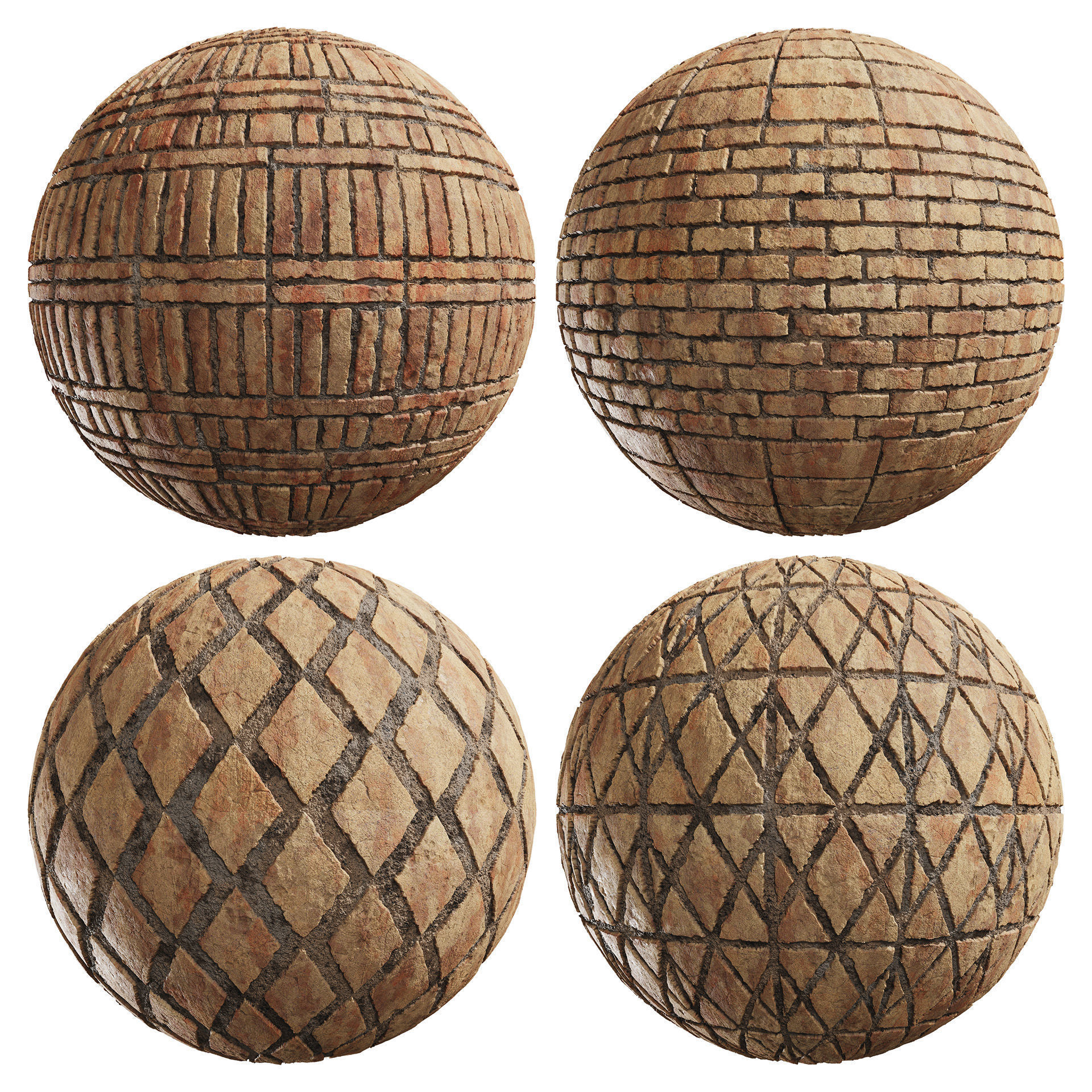 PBR Bricks 06 - Tileable 4K Texture high quality Texture_2