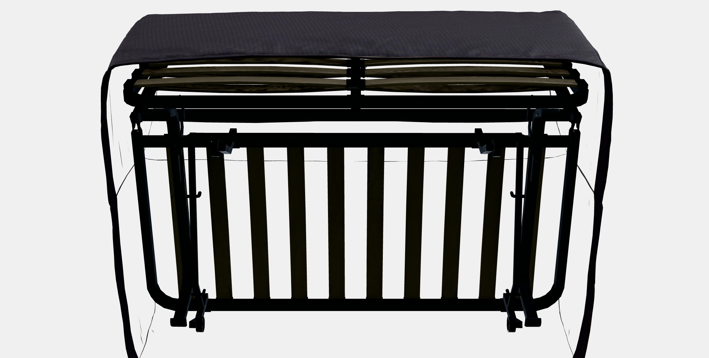 LYCKSELE LOVAS 2-seat sofa-bed 2 3D model_6