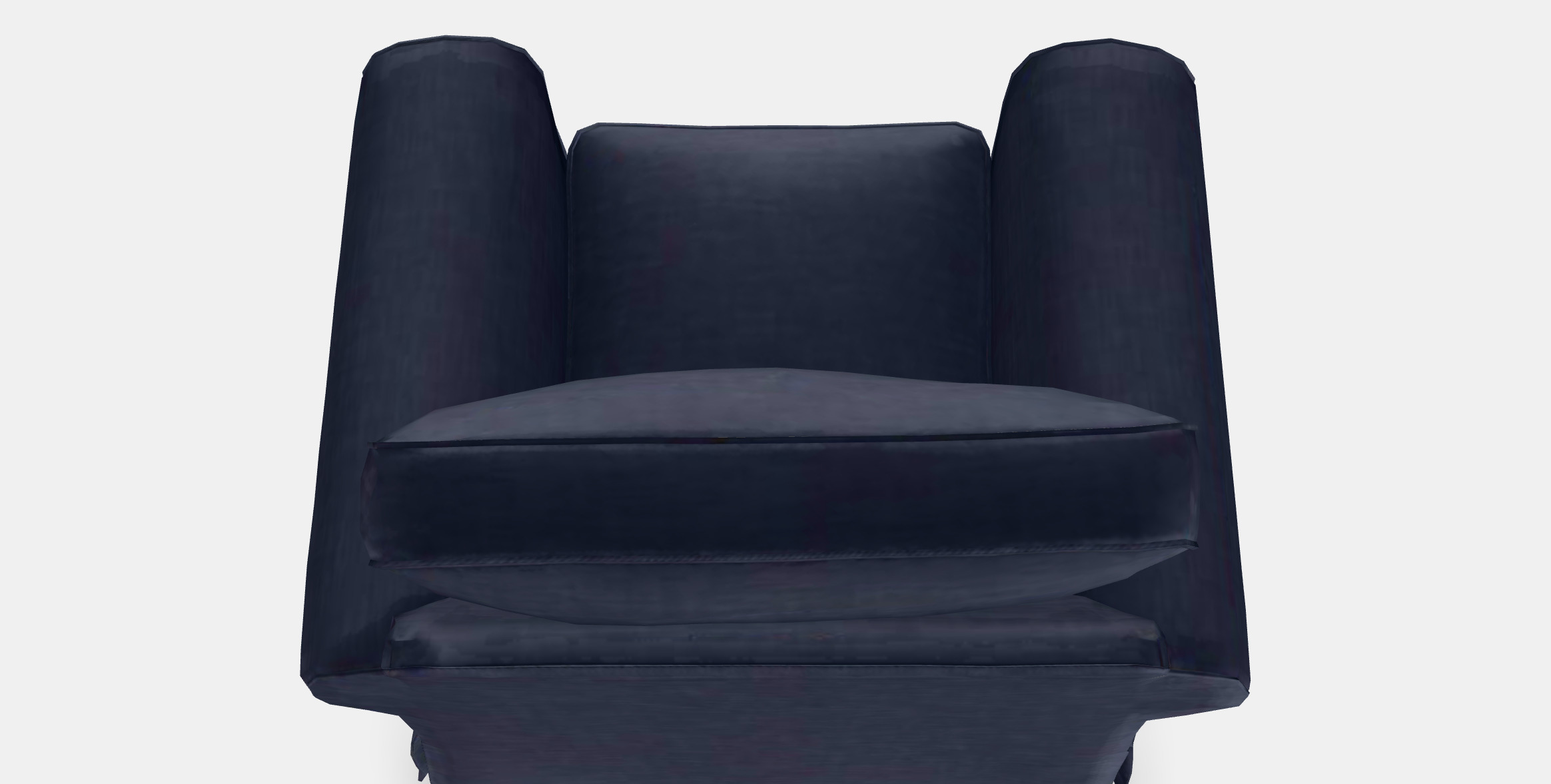 EKTORP Armchair Low-poly 3D model_6