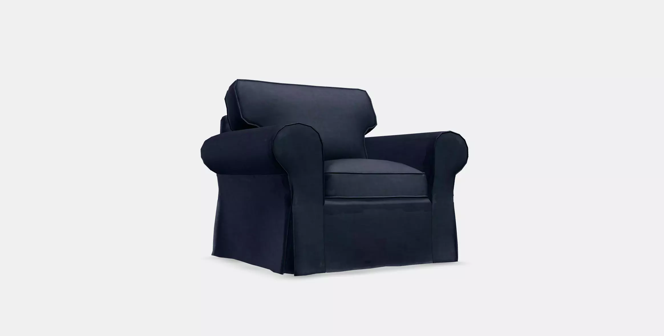 EKTORP Armchair Low-poly 3D model_0