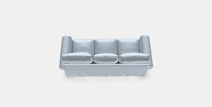 EKTORP 3-seat sofa 3D model 2