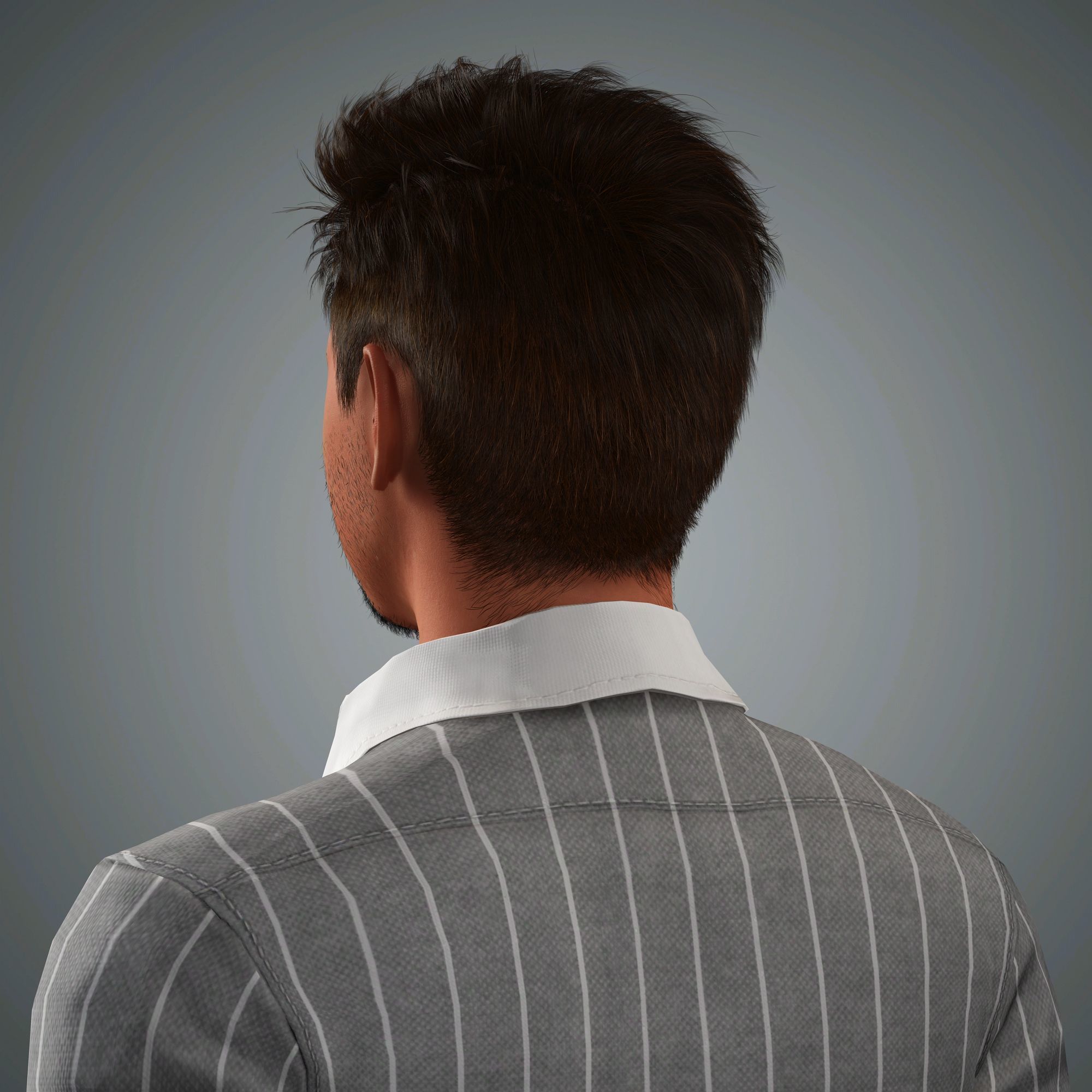 Pedro Pascal Character Low-poly 3D model_5