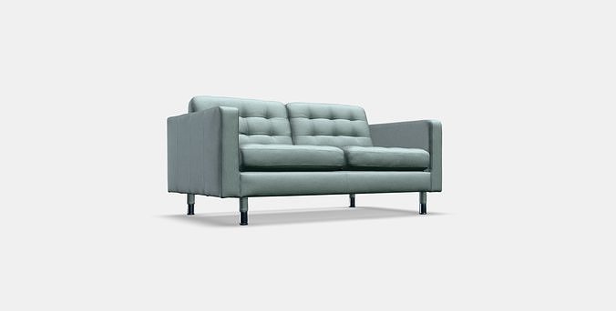 LANDSKRONA 2-seat sofa 3 Low-poly 3D model