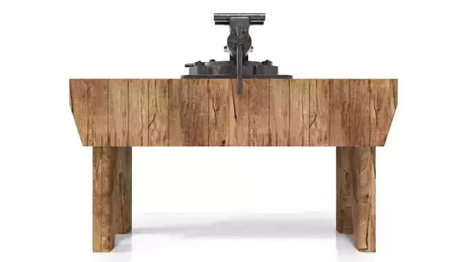 laos Vintage Bench Vise