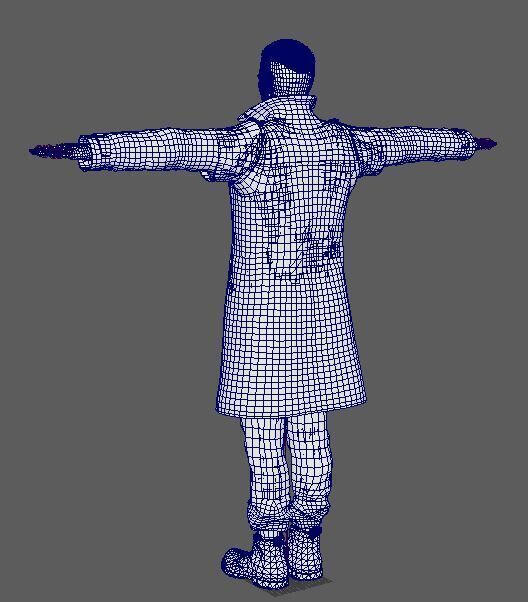 Anthony Mackie Character Low-poly 3D model_21