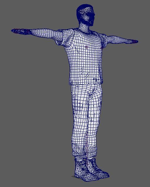 Anthony Mackie Character Low-poly 3D model_23