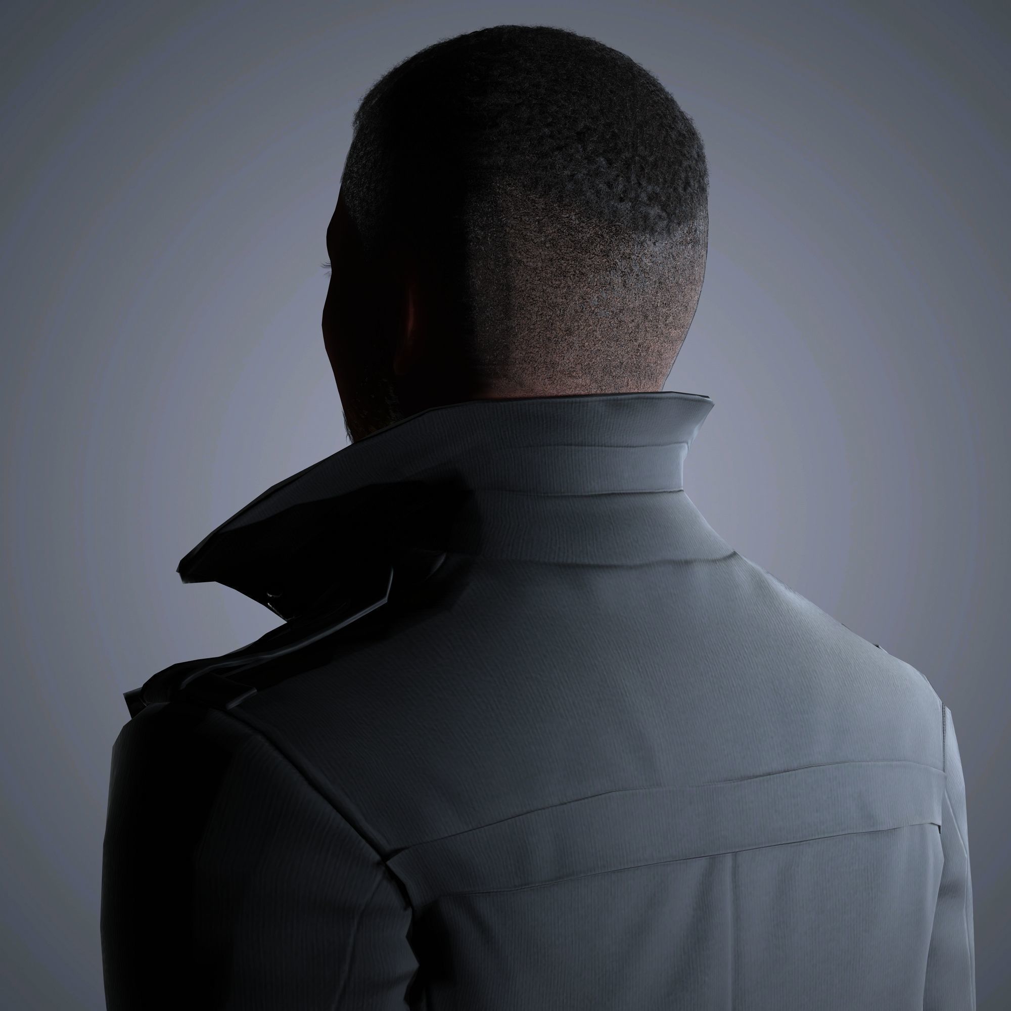 Anthony Mackie Character Low-poly 3D model_5